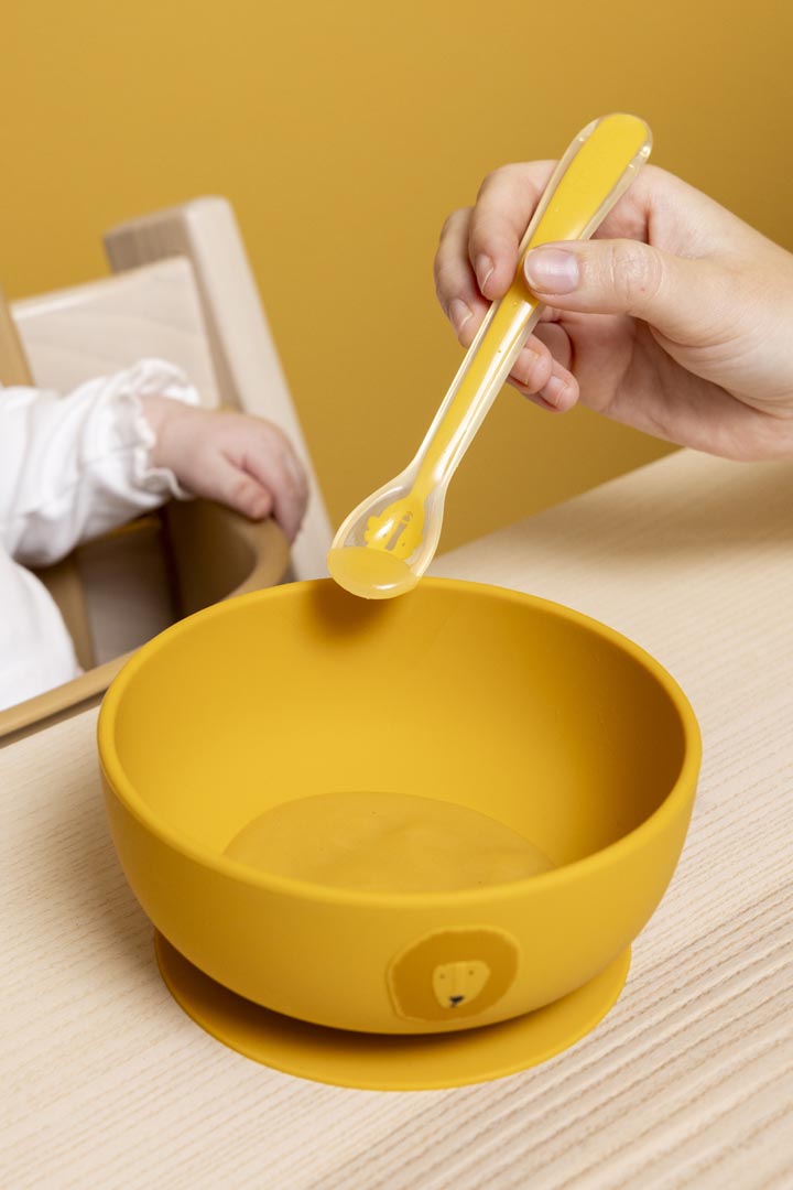 Cucharas de alimentación para bebé 3-pack - Mr. Lion